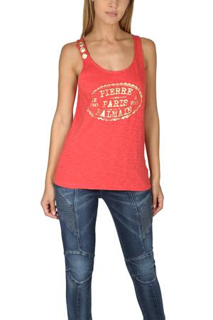 Pierre Balmain Logo Print Tank