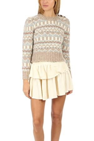 Loveshackfancy Cropped Pullover Sweater