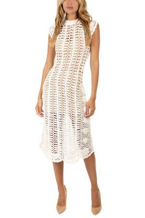 Self-portrait Crochet Knit Dress