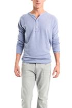 V::room Gauze Henley Ls