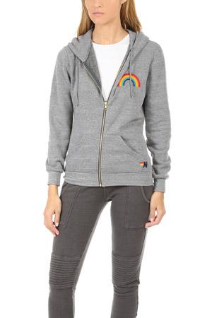 Aviator Nation Rainbow Zip Hoody