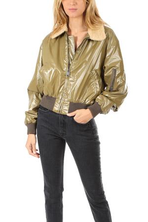 R13 Cropped Garage Flight Jacket