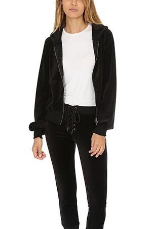 Pam & Gela Velour Zip Hoody