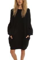 R13 Grunge Sweatshirt Dress