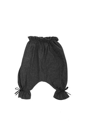 Poème & Poésie Poeme & Poesie Chambray Ruffle Pants