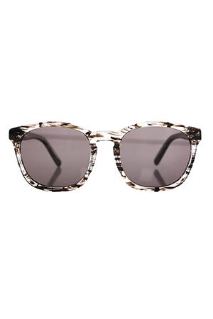 Linda Farrow X Alexander Wang Alexander Wang Clear Black Tortoise Shell Sunglasses