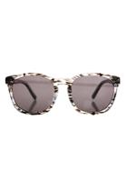 Linda Farrow X Alexander Wang Alexander Wang Clear Black Tortoise Shell Sunglasses