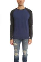Vince Cotton Cashmere Colorblock Sweater