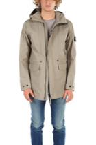 Stone Island Hooded Zip Trench