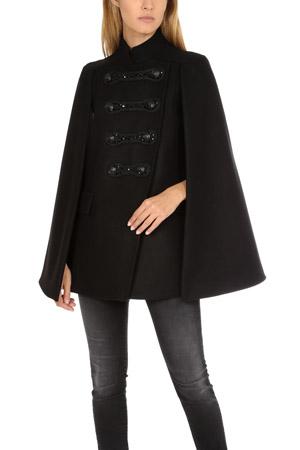 Pierre Balmain Embellished Military Cape