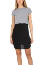 Monrow Mini Tee With Slip Dress