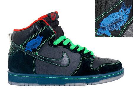 Nike Sb Dunk High Premium Night Owl Twin Peaks