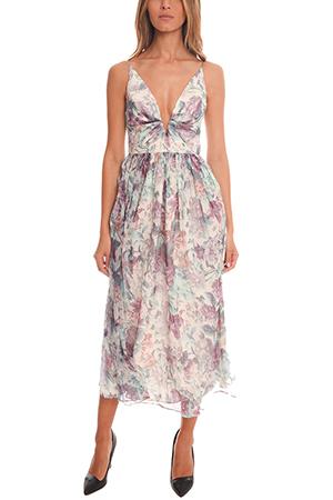 Zimmermann Rhythm Plunge V Dress