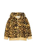 Mini Rodini Velour Leopard Hoodie