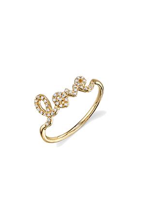 Sydney Evan Love Ring - Yellow Gold