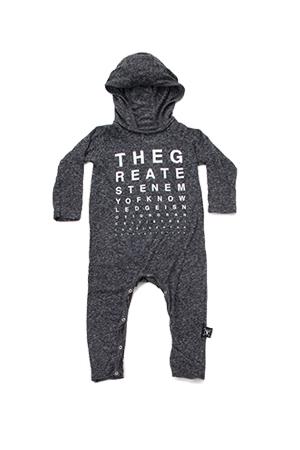 Nununu Vision Test Hooded Playsuit