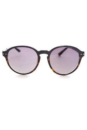 Linda Farrow Luxe 2-tone Round Sunglasses