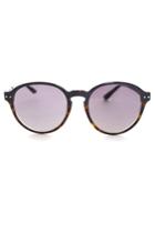 Linda Farrow Luxe 2-tone Round Sunglasses