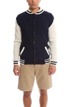 Monsieur Lacenaire Knitted Varsity Jacket