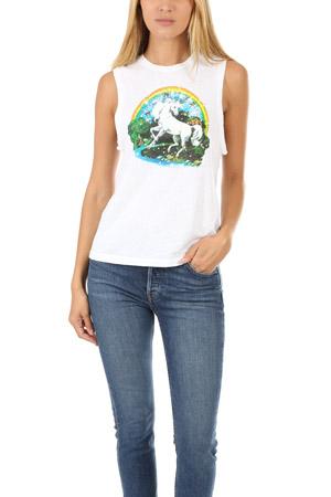 Re/done Unicorn Dream Muscle Tank