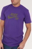 Nike Sb Varsity Purple Logo Tee