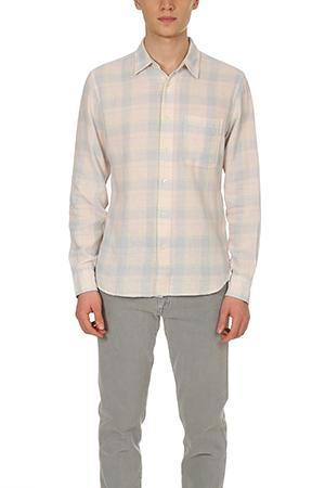 Kato The Ripper Slim French Seam Block Shirt