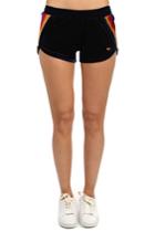 Aviator Nation 5 Stripe Velvet Short