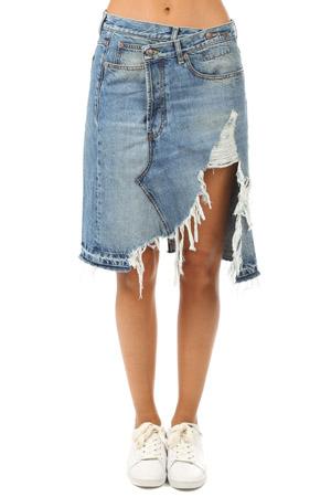 R13 Norbury Denim Skirt
