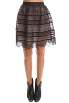 Zimmermann Lavish Embroidered Bell Mini Skirt