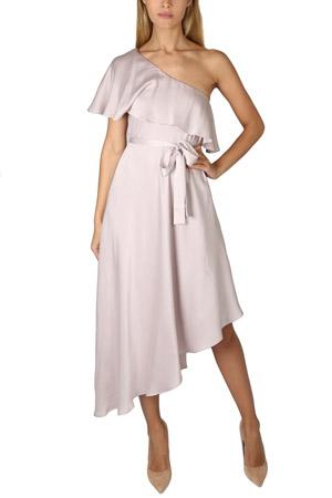 Zimmermann Sueded One Shoulder Dress