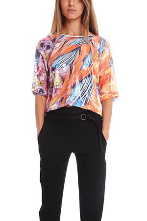Clover Canyon Birds Of A Feather Sequin Top