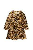 Mini Rodini Velour Leopard Dress