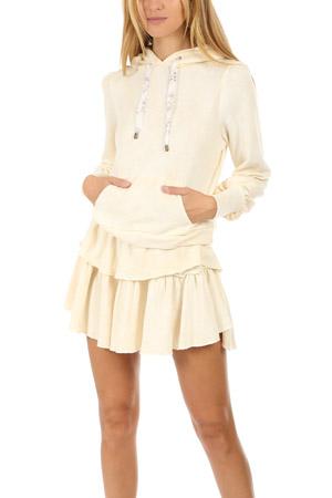 Loveshackfancy Linette Hooded Top