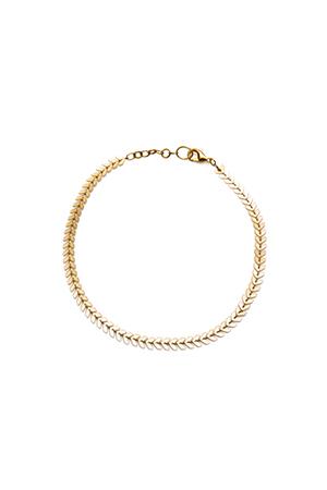 Electric Picks Straight Edge Choker - Gold