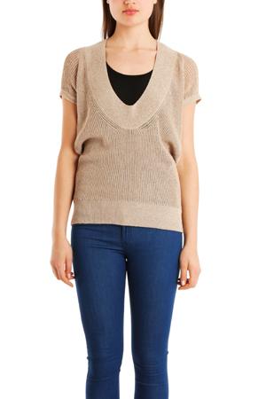 Vpl Neo Low O Sweater In Taupe