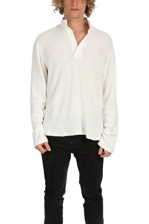 Blue&cream Terry Pop Pullover