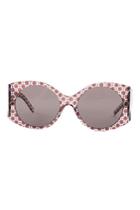 Stella Mccartney Rectangle Trans Orcirrd Brown 2048/73 Sunglasses