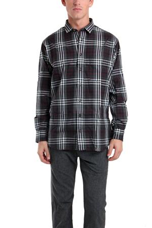 Blue&cream Black/white Flannel Shirt