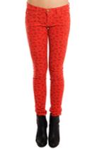 Current/elliott Ankle Skinny Jean In Poppy Ditsy