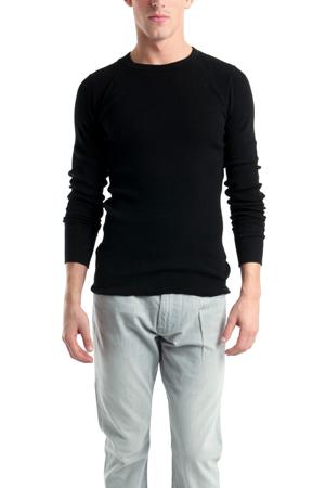 V::room Waffle Crewneck Ls