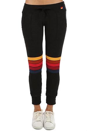 Aviator Nation Moto Stripe Sweatpant