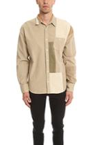 Long Journey Longjourney Patchwork Dress Shirt