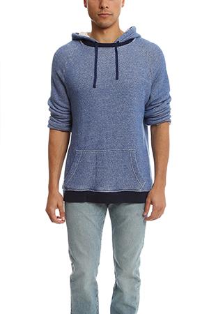 Robert Geller Crop Sleeve Hoody