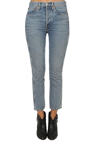 Re/done Originals Double Needle Crop Jean