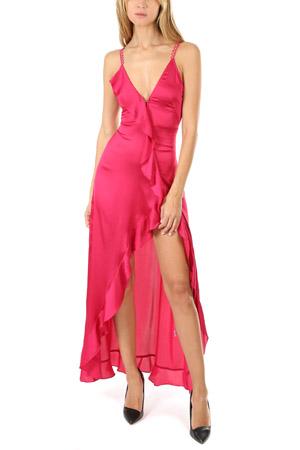For Love & Lemons Isabella Ruffled Maxi Dress