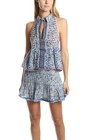 Poupette St Barth Olive Singlet Top