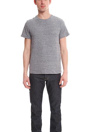 Blue&cream Double Face Tee