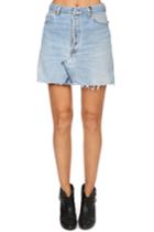 Re/done High Rise Mini Skirt