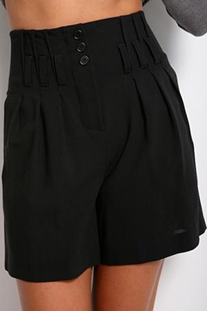 Alexander Wang High Waist Shorts In Black