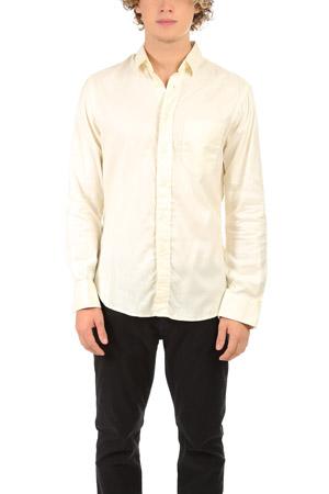 Blue&cream Pique Button Down